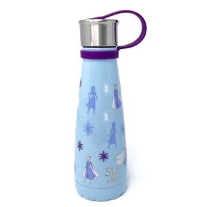Frozen Water Bottle S’ip by S’well Disney II Elsa Stainless Steel Blue New